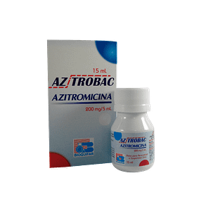 Azitromicina 200mg/5ml Aztrobac