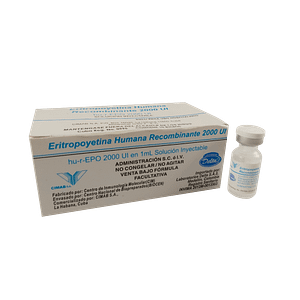 Eritropoyetina humana Recombinante 2000 UI