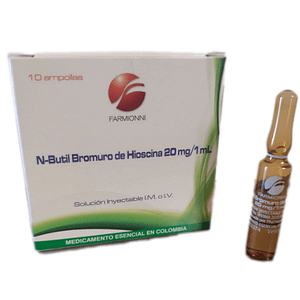 Hioscina 20mg /ml Inyectable