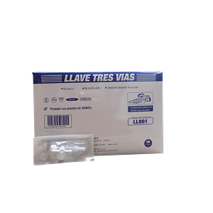 Llave Plastica de Tres Vias