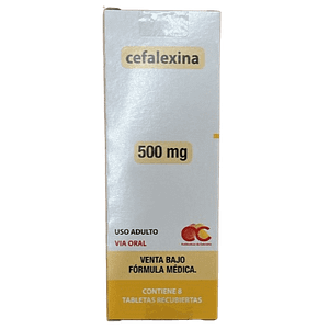Cefalexina 500mg x 8 Tab