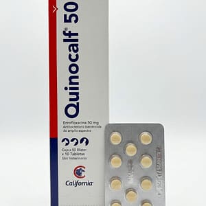 ENROFLOXACINA 50 MG TB BLISTER X 10 – QUINOCALF