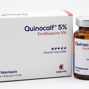 ENROFLOXACINA 5 % INY FCO X 10 ML