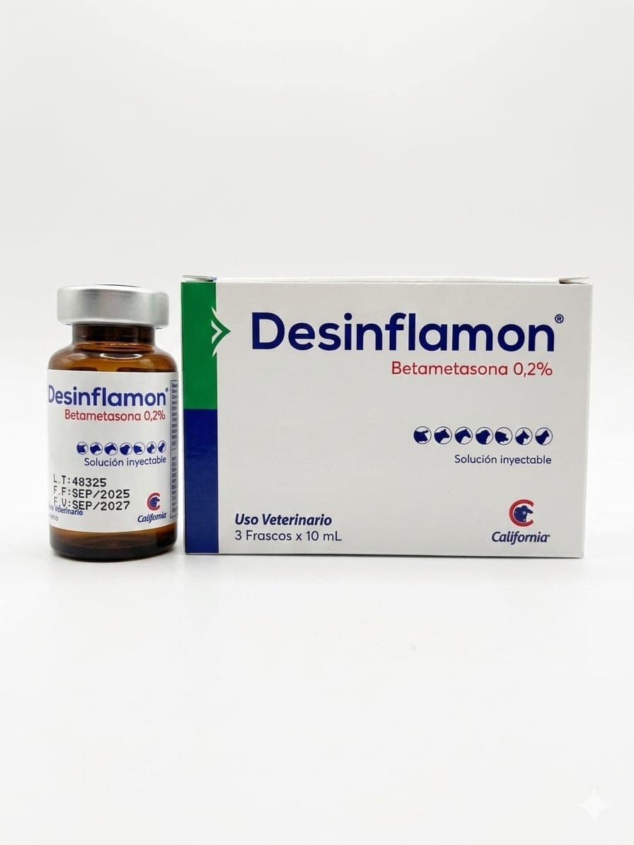 BETAMETASONA 2 MG INY FCO X 10 ML – DESINFLAMON
