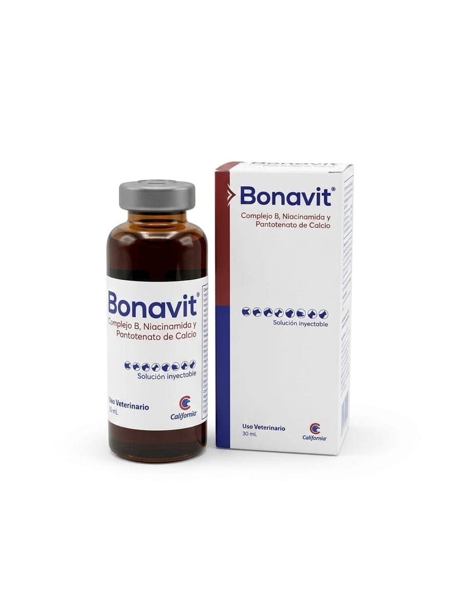 BONAVIT COMPLEJO B + MINERALES INY VET FCO X 30 ML