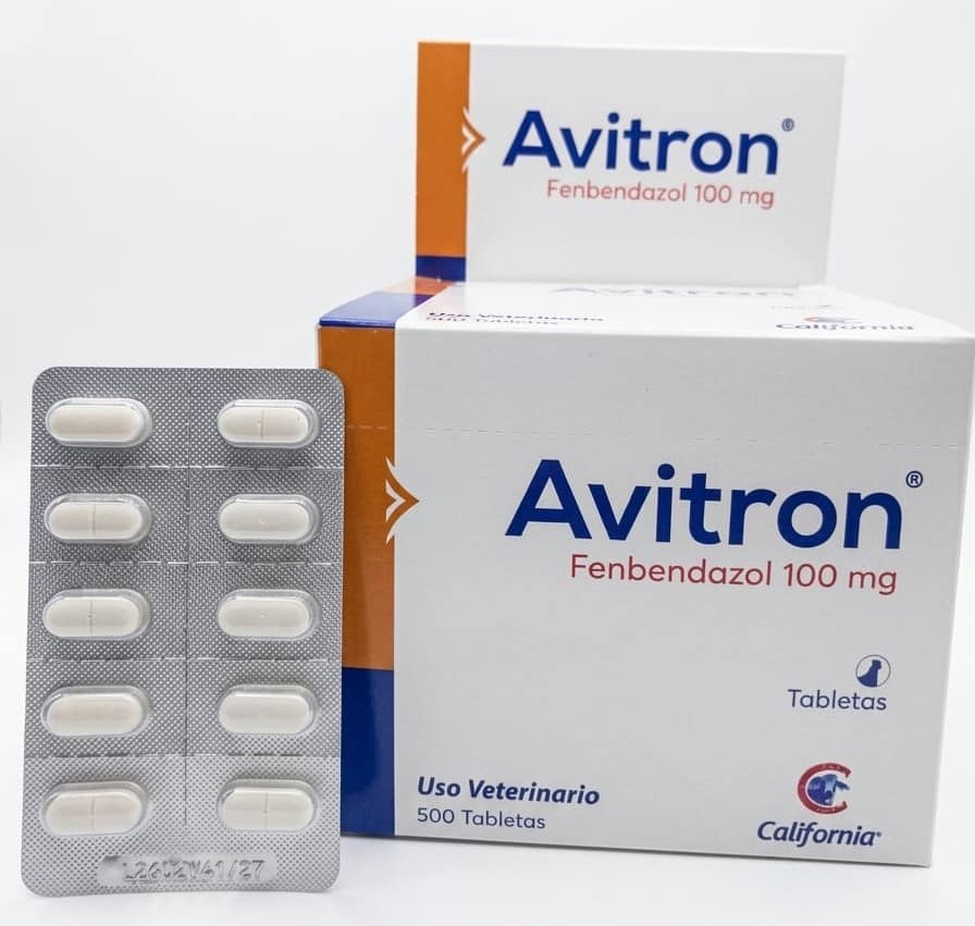 AVITRON DESPARACITANTE PARA AVES FENBENDAZOL 100MG X 10 UNDS